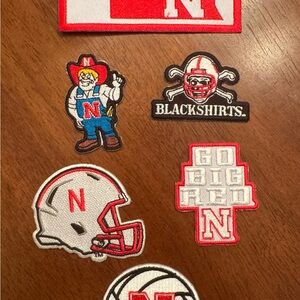 NEW Nebraska Huskers Embroidered Patches